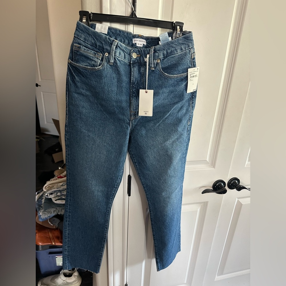 Good American Blue High-Rise Jeans
